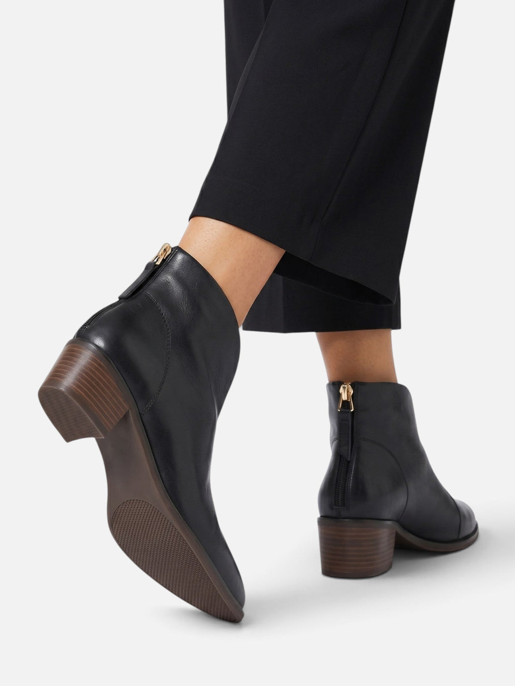 Pointed Toe Ankle Boots – Vegan Leather