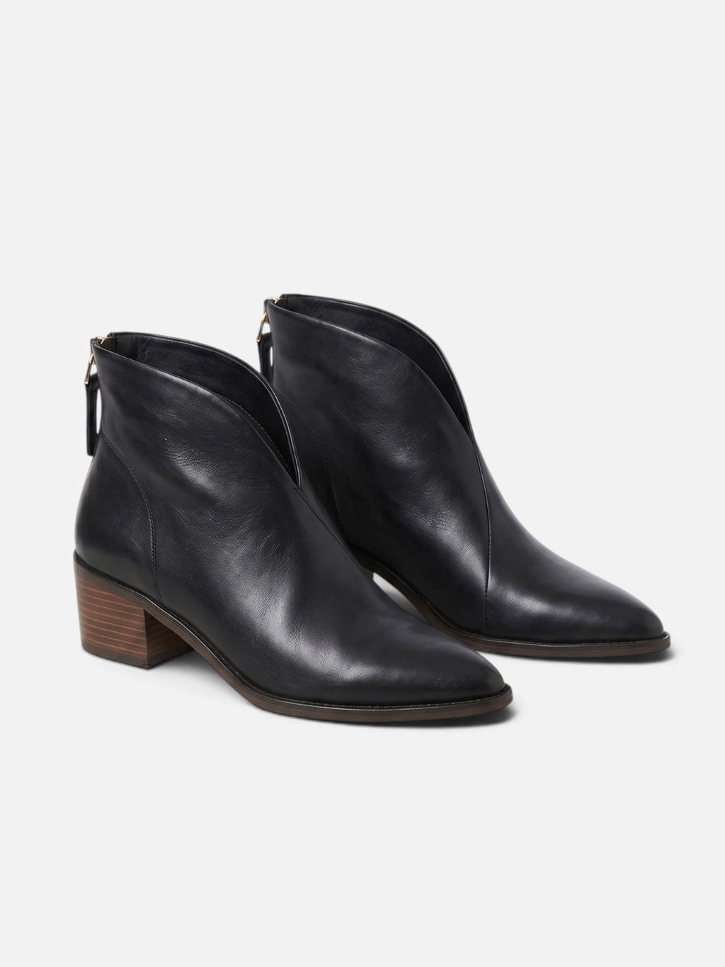 Pointed Toe Ankle Boots – Vegan Leather