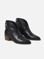Pointed Toe Ankle Boots – Vegan Leather