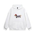 Embroidered Dachshund Hoodie – Women's Cosy Dog Hoodie