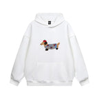 Embroidered Dachshund Hoodie – Women's Cosy Dog Hoodie