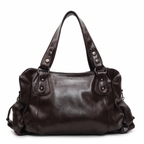 Slouchy Hobo Bag with Snap-Tab Handles