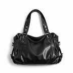 Slouchy Hobo Bag with Snap-Tab Handles