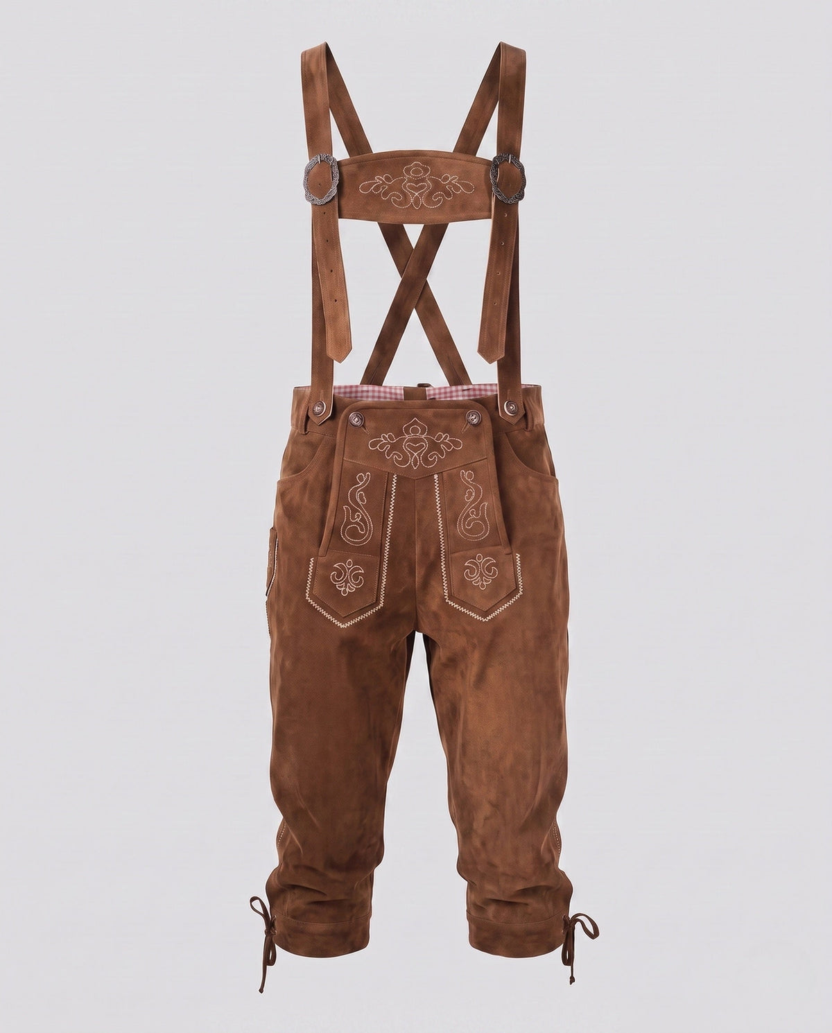 Women's Traditional Embroidered Lederhosen Trousers