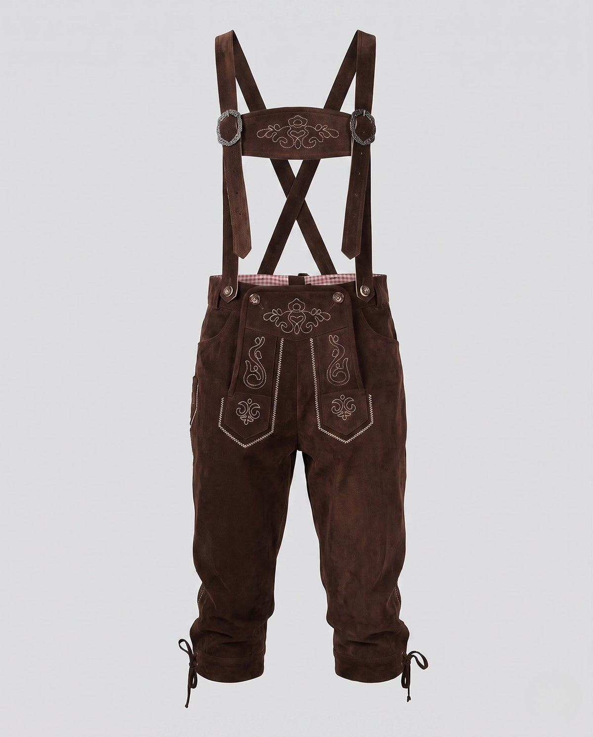 Women's Traditional Embroidered Lederhosen Trousers