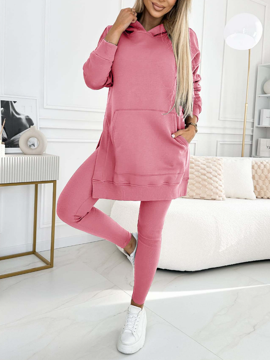 Women's Longline Hoodie and Leggings Set