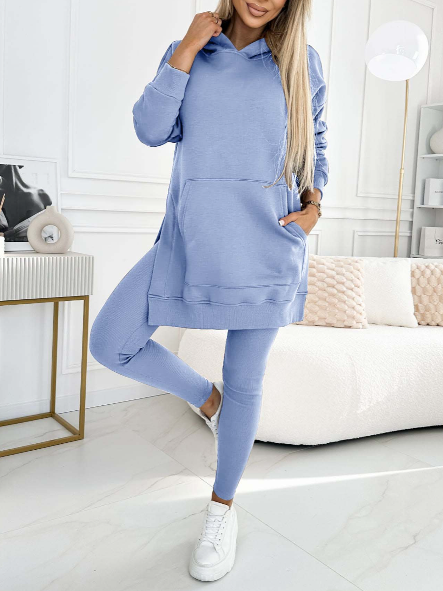Women's Longline Hoodie and Leggings Set