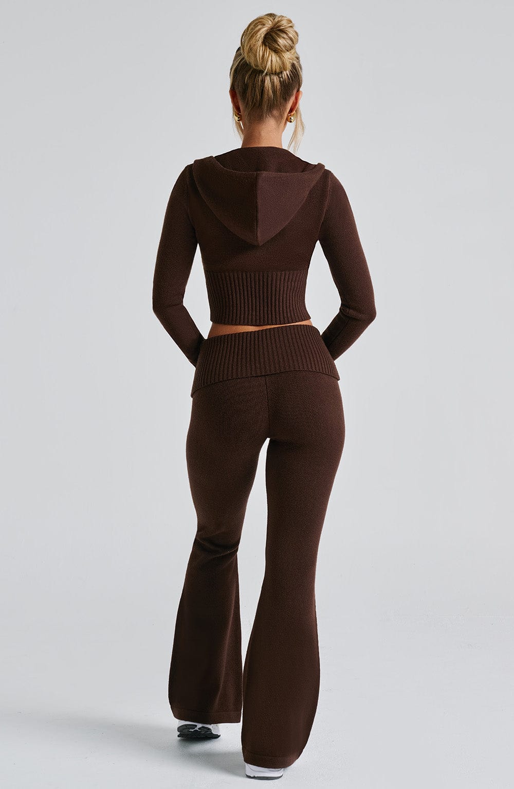 Brown Knit Co-Ord Set – Chocolate Luxury Lounge Two-Piece | Meave & Ivy