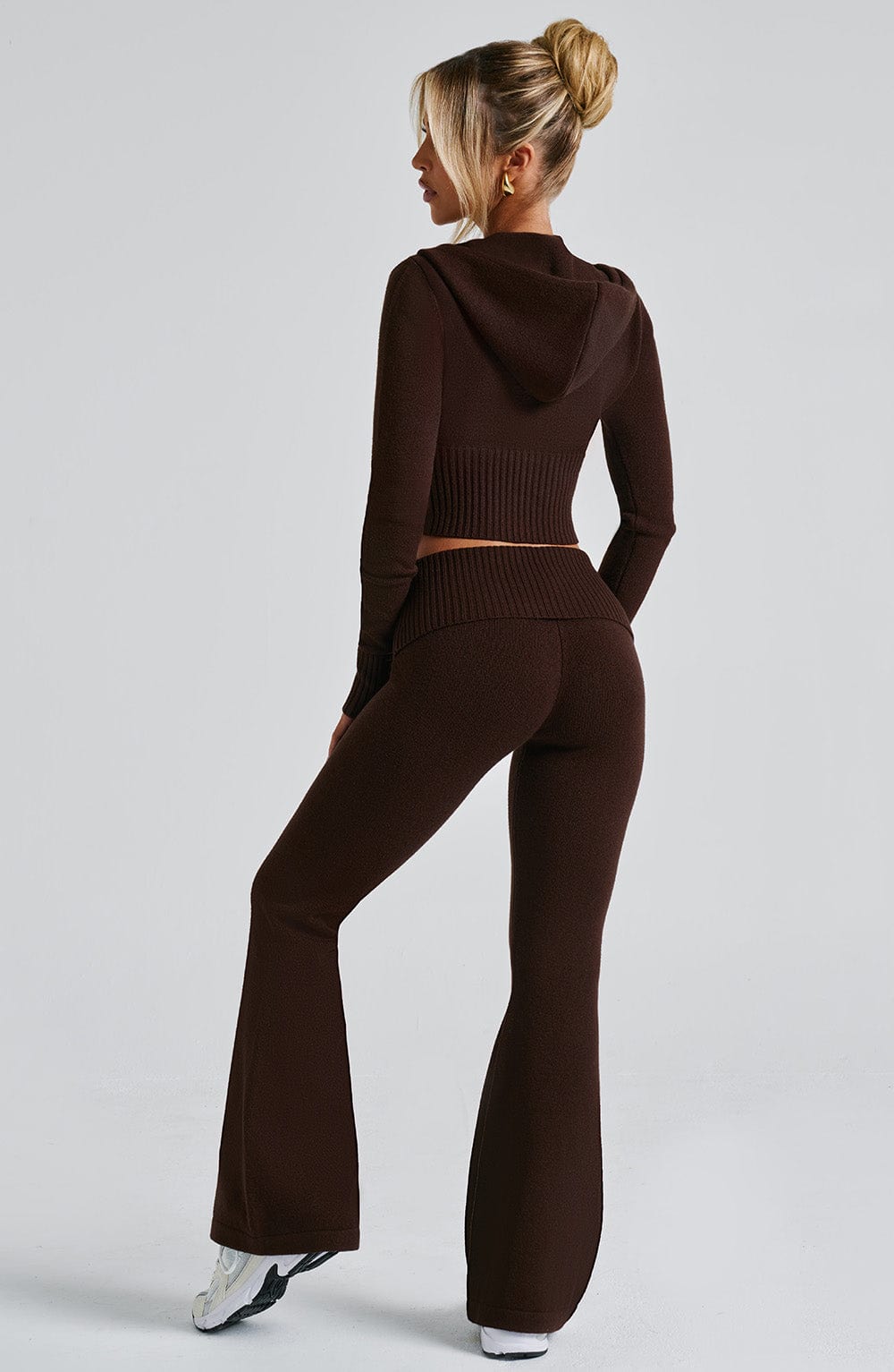 Brown Knit Co-Ord Set – Chocolate Luxury Lounge Two-Piece | Meave & Ivy