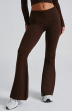 Brown Knit Co-Ord Set – Chocolate Luxury Lounge Two-Piece | Meave & Ivy