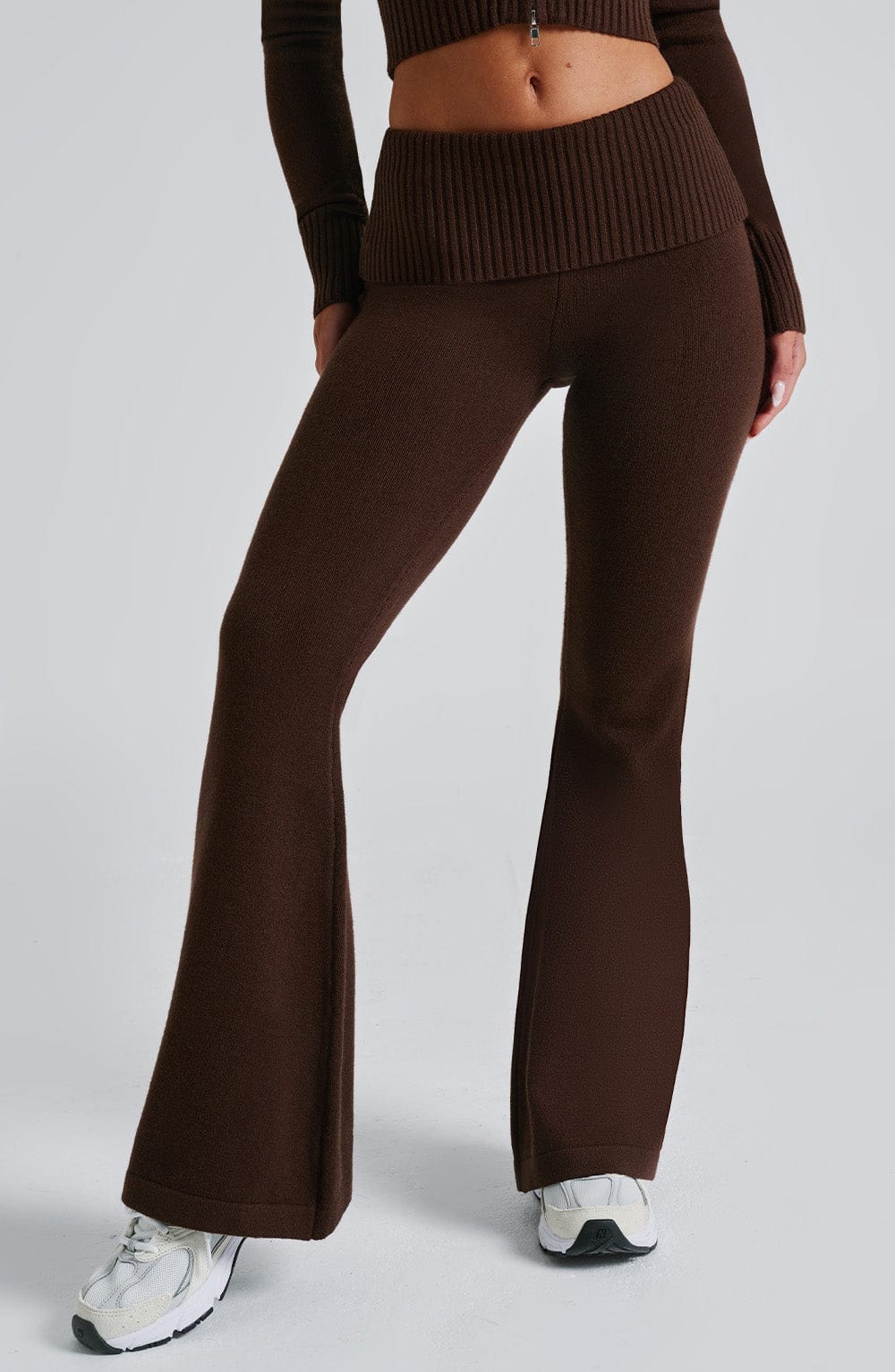 Brown Knit Co-Ord Set – Chocolate Luxury Lounge Two-Piece | Meave & Ivy