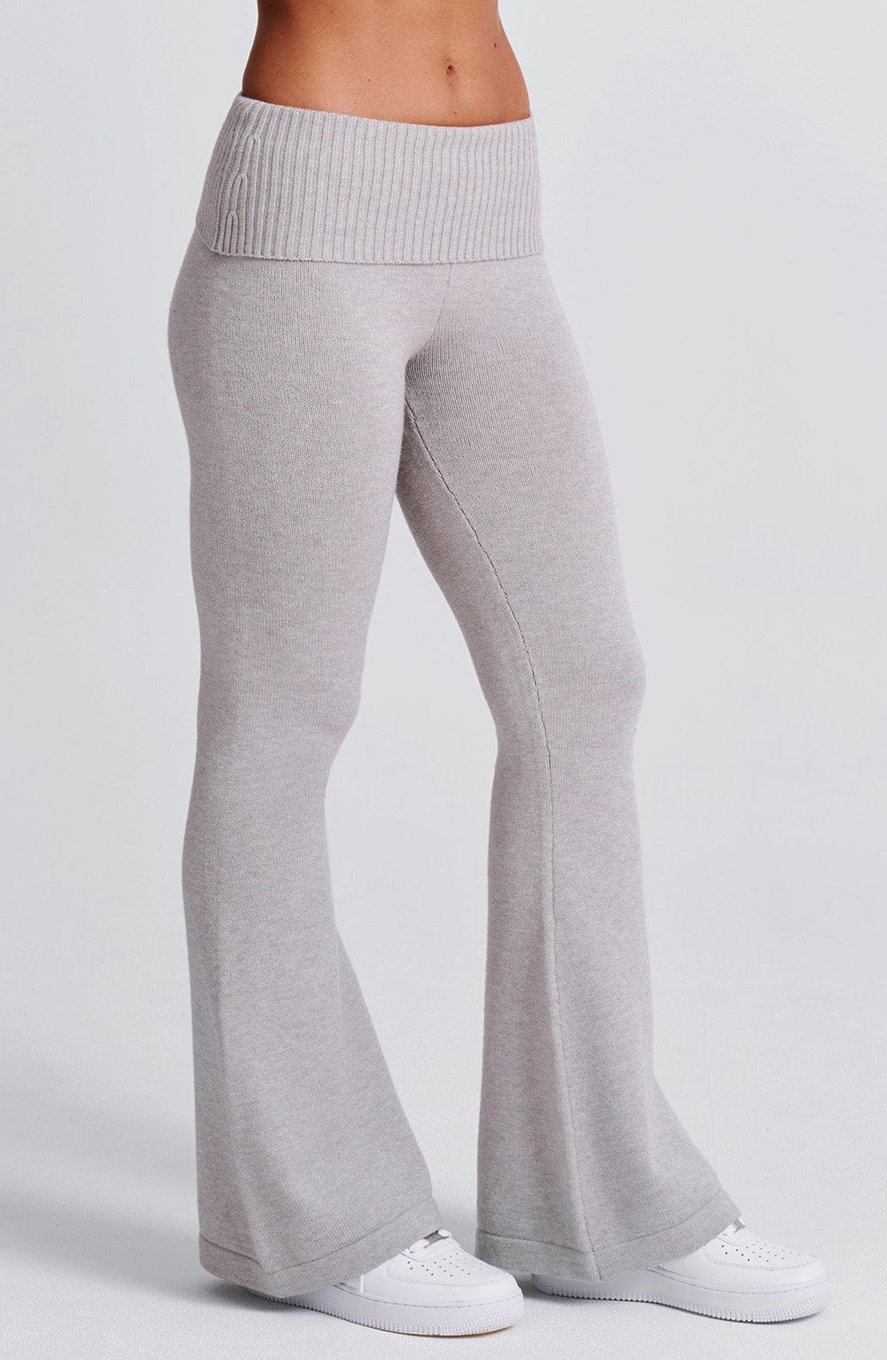 Brown Tweed Wide-Leg Tailored Trousers – Luxury Suit Pants | Meave & Ivy