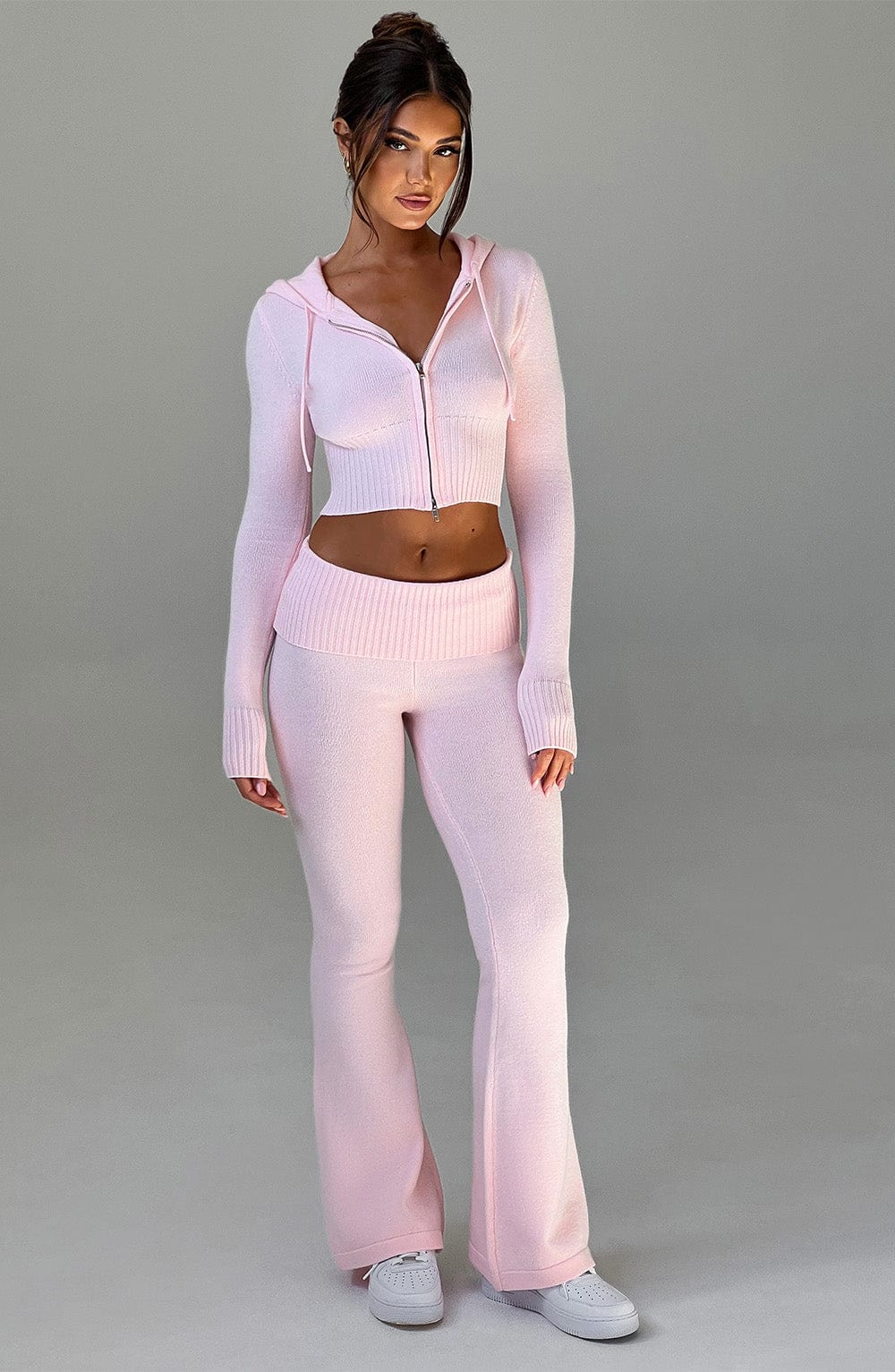 Pink Knit Co-Ord Set – Soft Luxury Lounge Two-Piece | Meave & Ivy