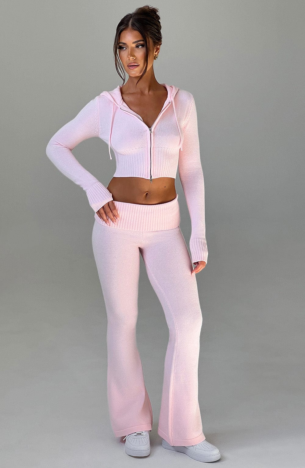 Pink Knit Co-Ord Set – Soft Luxury Lounge Two-Piece | Meave & Ivy