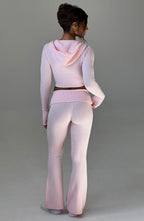 Pink Knit Co-Ord Set – Soft Luxury Lounge Two-Piece | Meave & Ivy