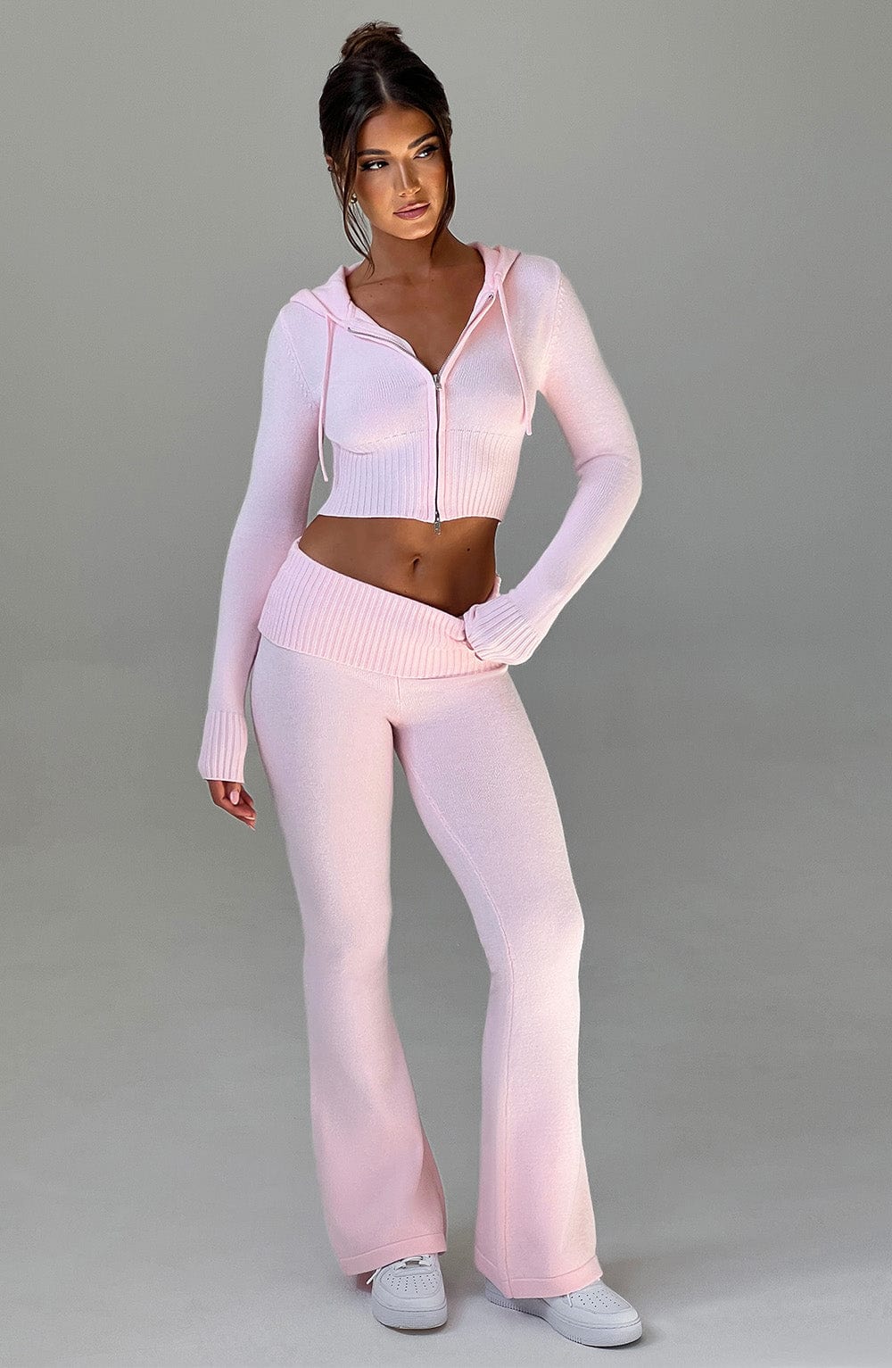 Pink Knit Co-Ord Set – Soft Luxury Lounge Two-Piece | Meave & Ivy