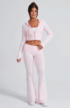 Pink Knit Co-Ord Set – Soft Luxury Lounge Two-Piece | Meave & Ivy