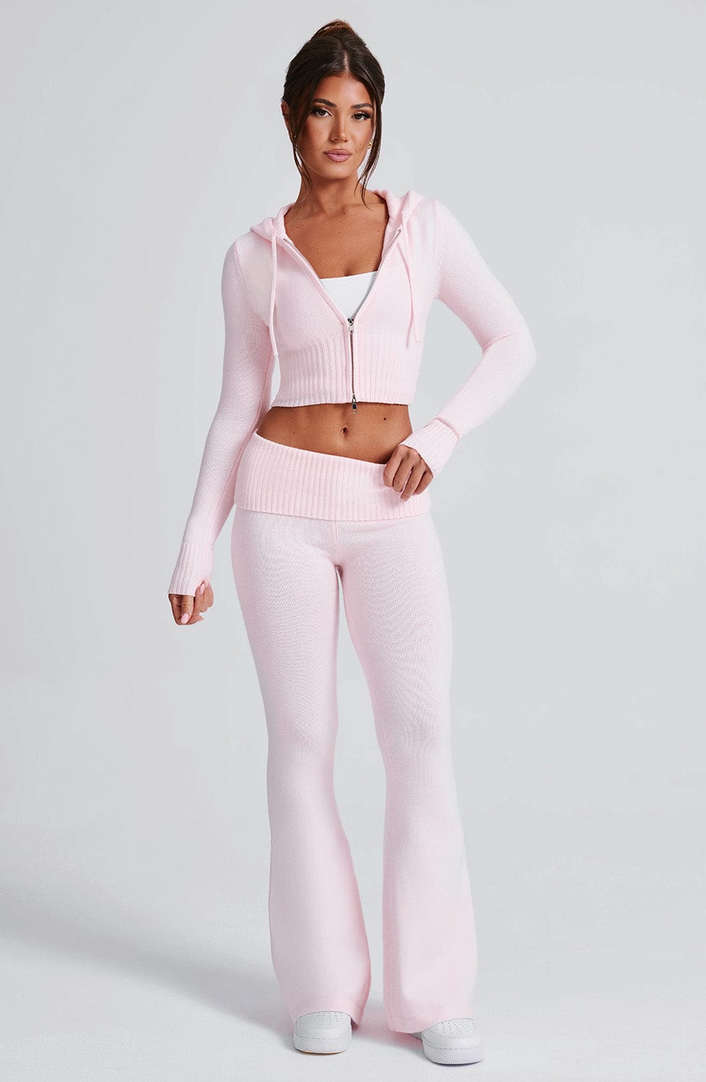 Pink Knit Co-Ord Set – Soft Luxury Lounge Two-Piece | Meave & Ivy
