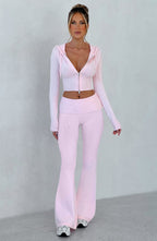 Pink Knit Co-Ord Set – Soft Luxury Lounge Two-Piece | Meave & Ivy