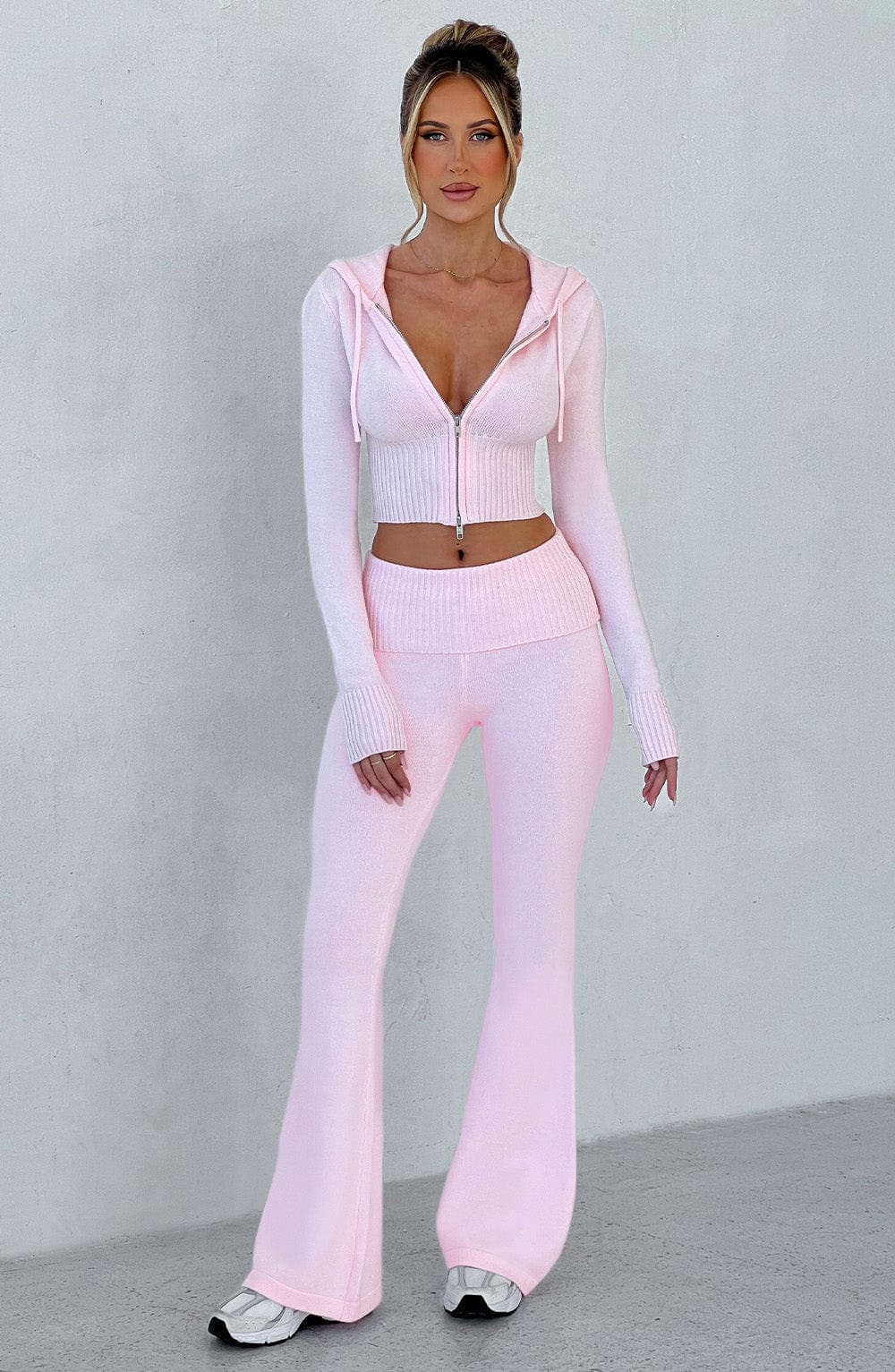 Pink Knit Co-Ord Set – Soft Luxury Lounge Two-Piece | Meave & Ivy