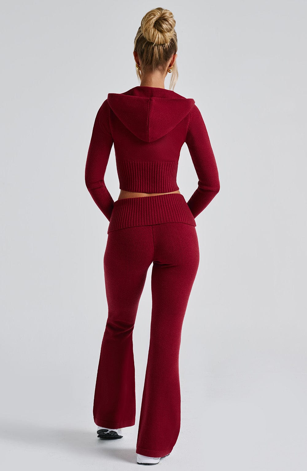 Red Knit Co-Ord Set – Bold Luxury Lounge Two-Piece | Meave & Ivy