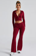 Red Knit Co-Ord Set – Bold Luxury Lounge Two-Piece | Meave & Ivy