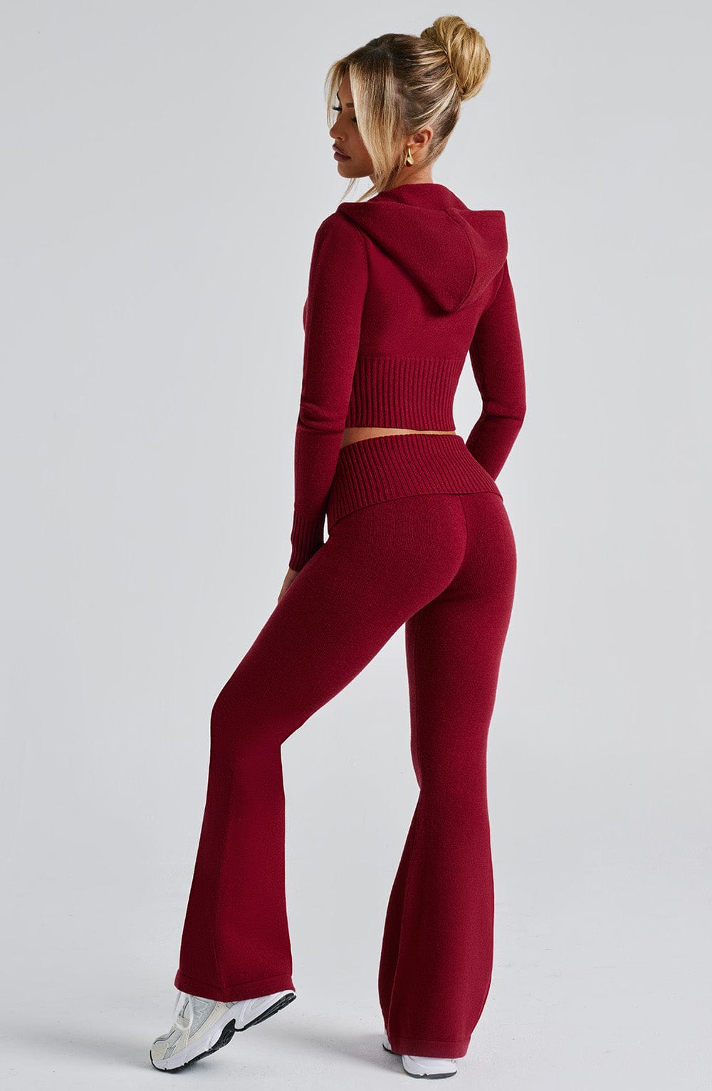 Red Knit Co-Ord Set – Bold Luxury Lounge Two-Piece | Meave & Ivy