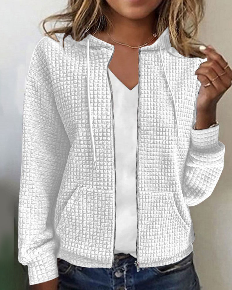 Casual Cardigan with Pockets – Cotton Blend Everyday Cardigan