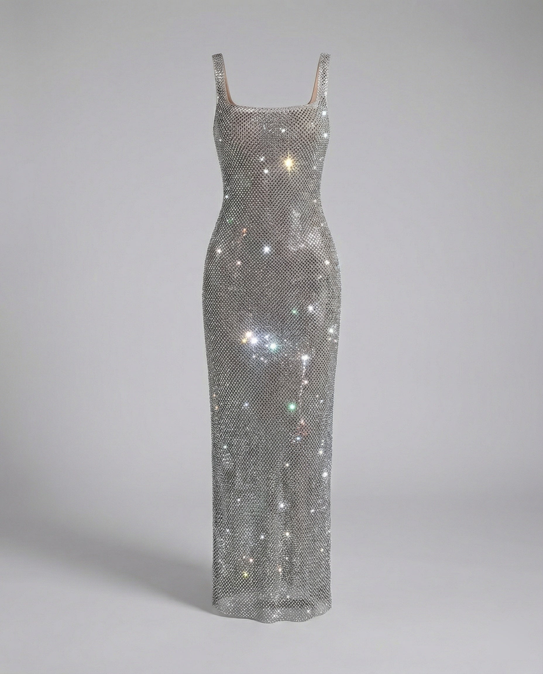 Square Neck Maxi Dress - Elegant Evening Occasion Dress | Meave & Ivy