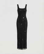 Square Neck Maxi Dress - Elegant Evening Occasion Dress | Meave & Ivy