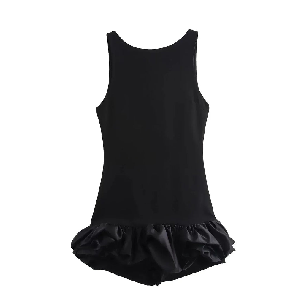 Backless Ruffle Mini Dress – Elegant Party Dress | Meave & Ivy