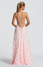 Floral Thin-Strap Maxi Dress – Elegant Summer Evening Dress | Meave & Ivy