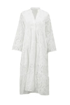 Lace 3/4 Sleeve Maxi Dress – V-Neck Summer Occasion Dress | Meave & Ivy