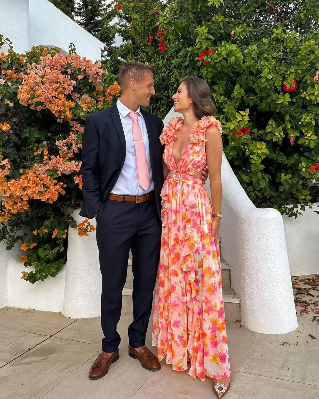Sleeveless Floral Maxi Dress – Elegant Summer Evening Dress | Meave & Ivy