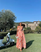 Sleeveless Floral Maxi Dress – Elegant Summer Evening Dress | Meave & Ivy