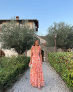 Sleeveless Floral Maxi Dress – Elegant Summer Evening Dress | Meave & Ivy