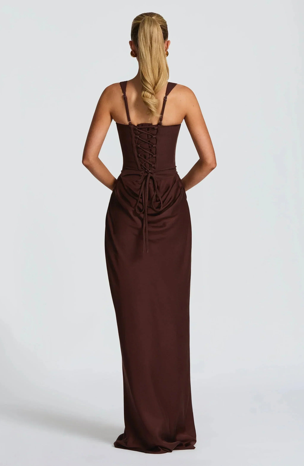 Backless Bodycon Maxi Dress – Sleek Fitted Evening Gown | Meave & Ivy