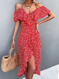 Red Spaghetti Strap Dress – Women's Summer Beach & Holiday Dress | Meave & Ivy