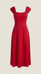 Floral Spaghetti Strap Midi Dress – Women's Summer Beach & Holiday Dress | Meave & Ivy