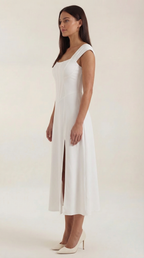 Floral Spaghetti Strap Midi Dress – Women's Summer Beach & Holiday Dress | Meave & Ivy
