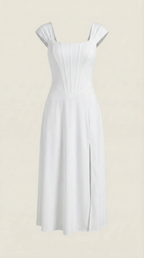 Floral Spaghetti Strap Midi Dress – Women's Summer Beach & Holiday Dress | Meave & Ivy