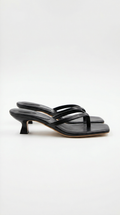 Kitten Heel Sandals with Slim Straps – Elegant Summer Heels