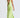 Lime Green Slinky Maxi Dress – Elegant Train Evening Gown | Meave & Ivy