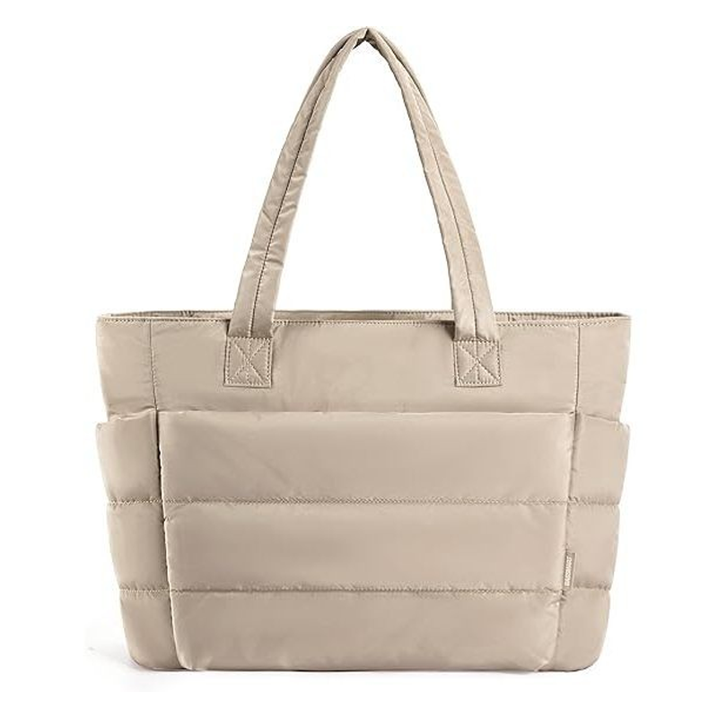 Quilted Tote Bag – Lightweight Padded Shoulder Bag