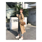 Long Trench Coat with Double Button Closure – 7 Colours
