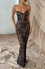 Ivory Lace Corset Mini Dress – Elegant Bridal Party Dress | Meave & Ivy