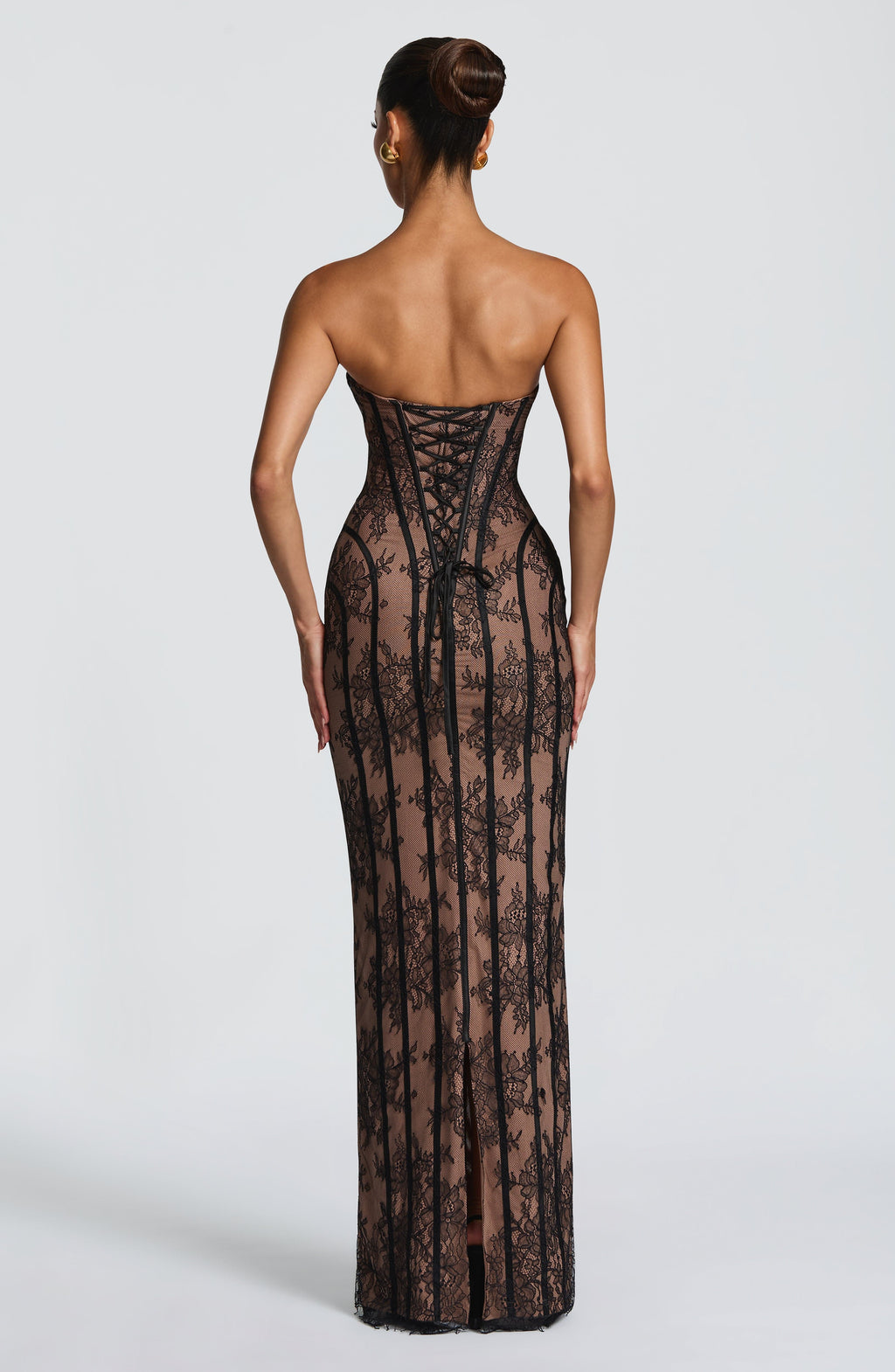 Ivory Lace Corset Mini Dress – Elegant Bridal Party Dress | Meave & Ivy