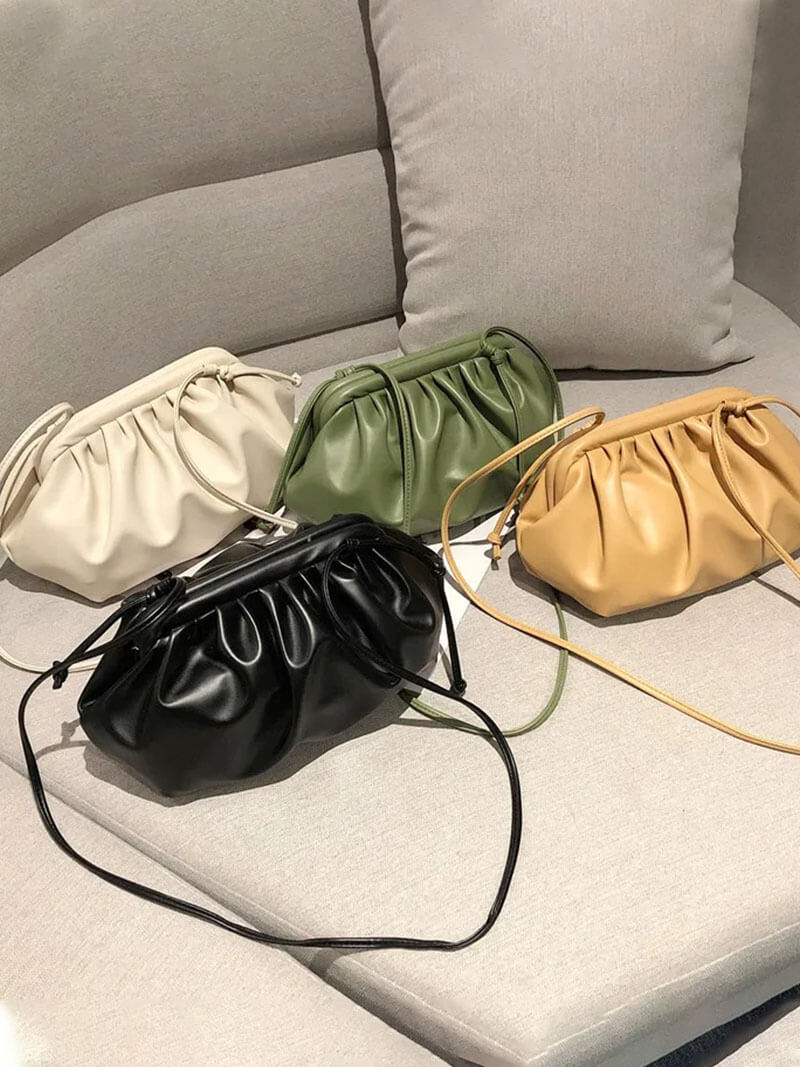 Dumpling Crossbody Pouch Bag – Sculptural Mini Bag