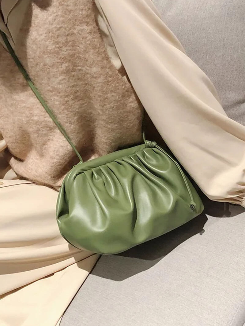 Dumpling Crossbody Pouch Bag – Sculptural Mini Bag