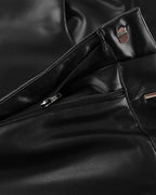 Wide Leg Leather Trousers – Women's Everyday Trousers